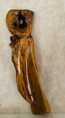 Large Olive Wood Mezuzah Case