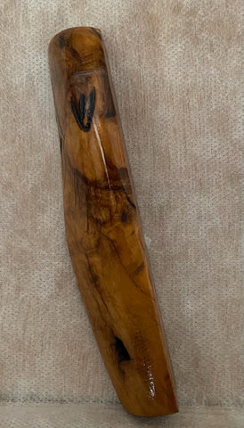 Ancient Olive Wood Mezuzah Case